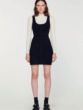 Sandro Pinafore mini dress